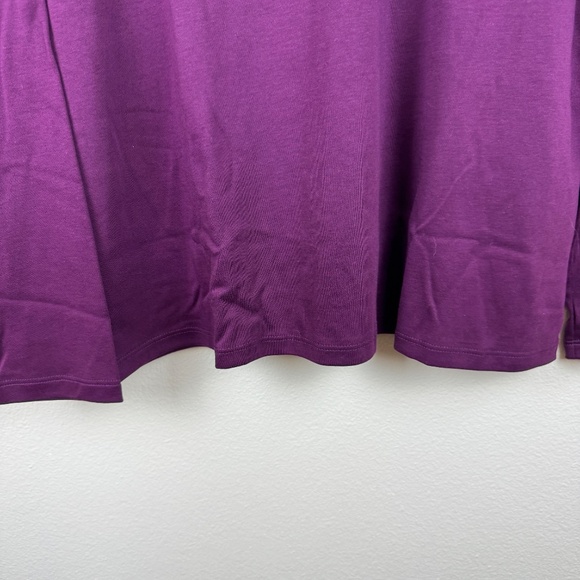 L.L. BEAN Maroon Pullover Long Sleeve Tee Shirt NWT / Women's XL Tall - Picture 8 of 12